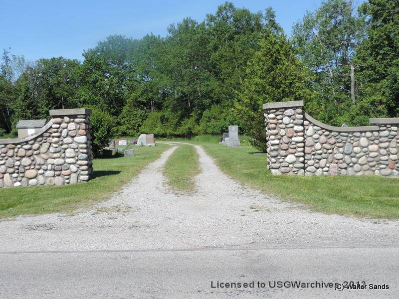 Wolf Creek Cemetery gate