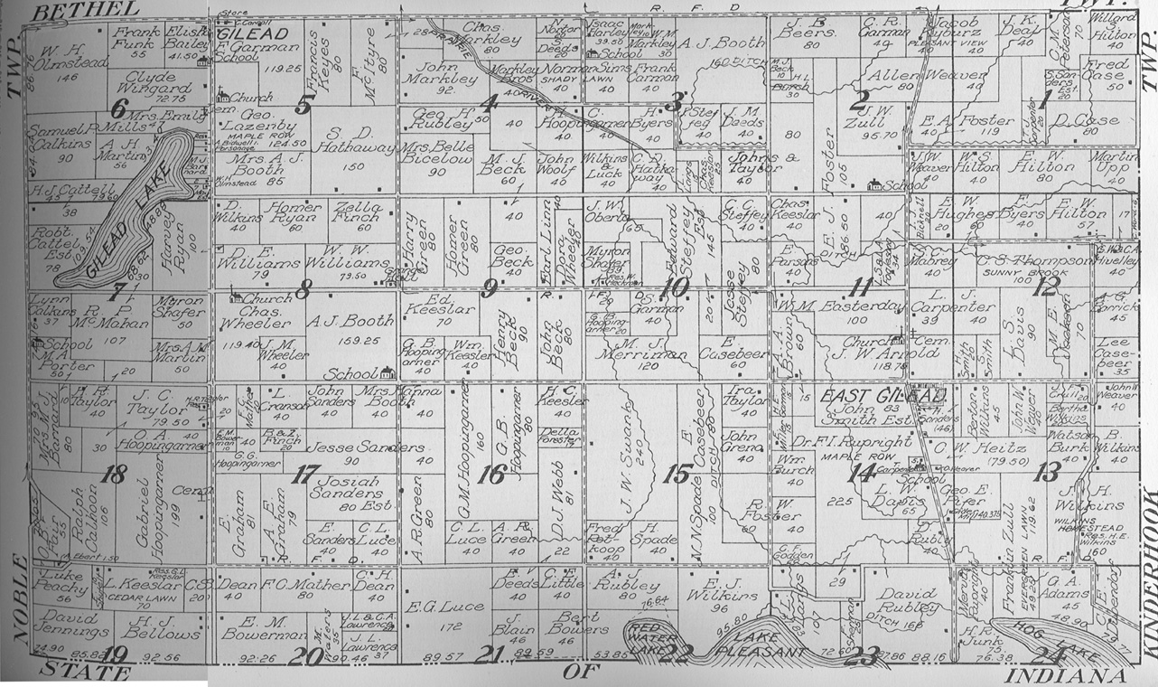 Usgenweb Archives Branch County Mi Maps