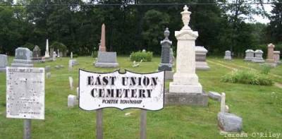 East Union Cemetery Sign