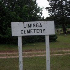Liminga Cemetery sign