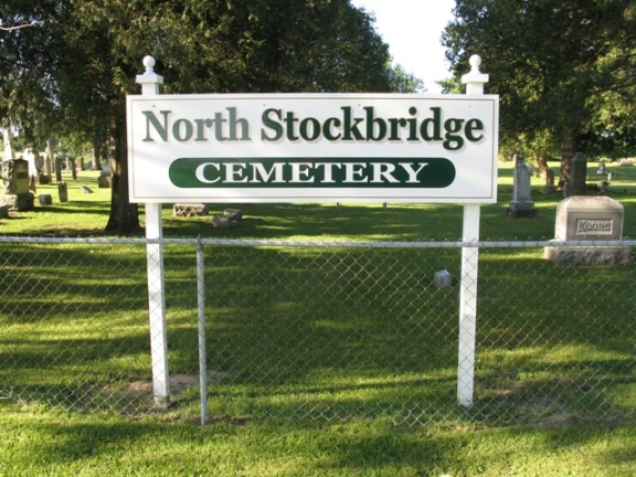 North Stockbridge Cemetery sign