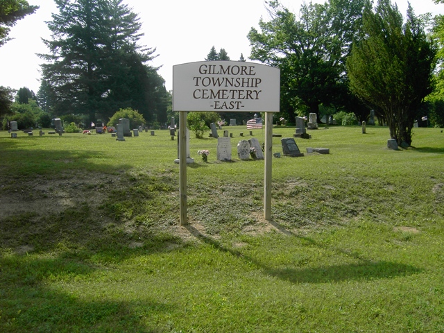 Gilmore Township Cemetery Sign