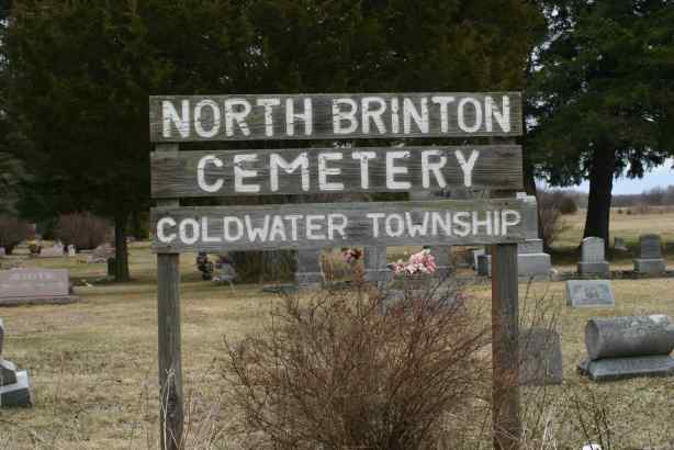 North Brinton Cemetery sign