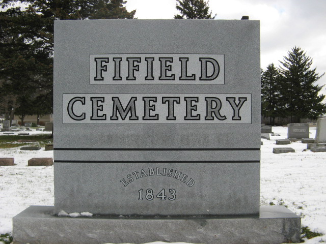 Fifield Cemetery Sign