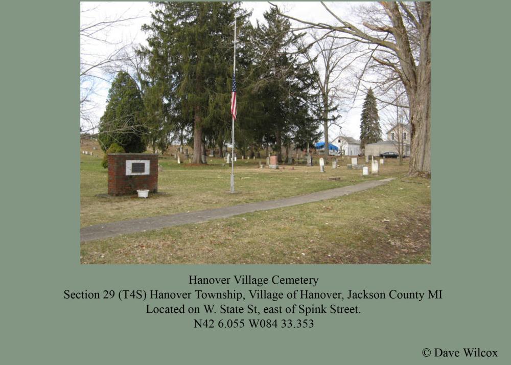 Hanover Village Cemetery Entrance
