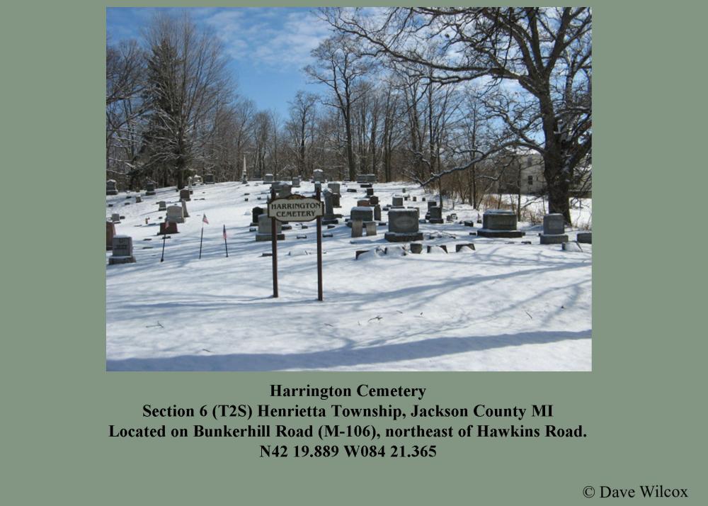 Harrington Cemetery Entrance
