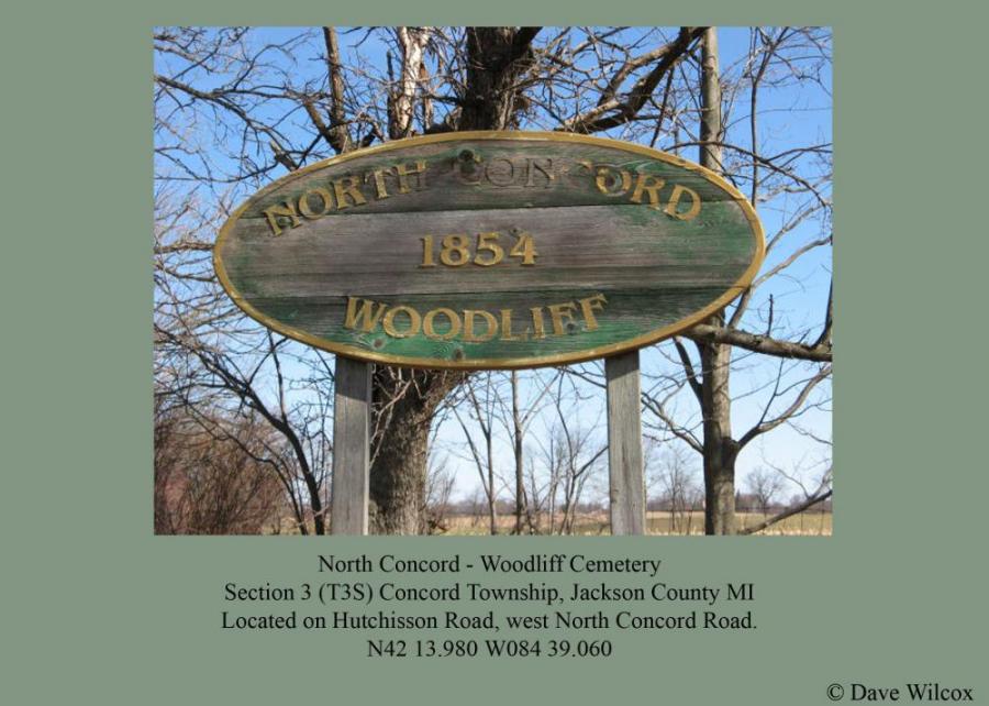 North Concord - Woodliff Cemetery Entrance