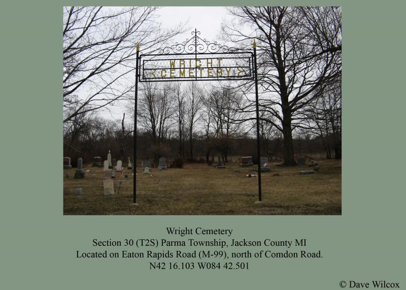 Wright Cemetery Entrance