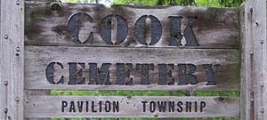 Cook Cemetery Sign