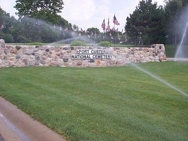 Fort Custer Cemetery Entrance