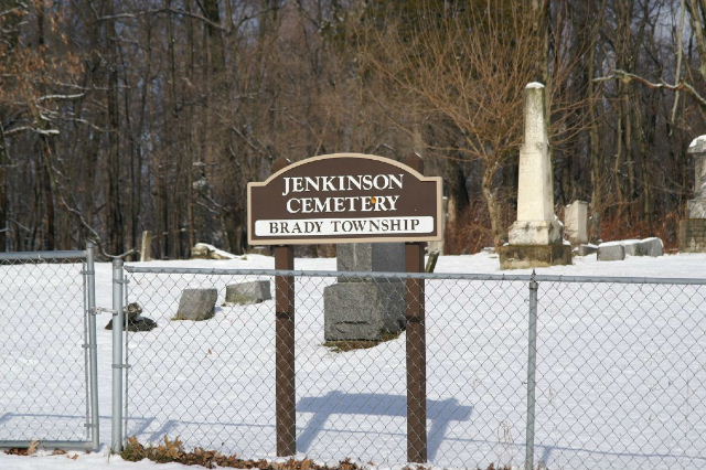 Jenkinson Cemetery Sign