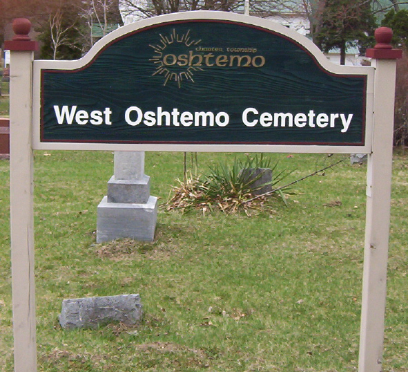 West Oshtemo Cemetery Sign