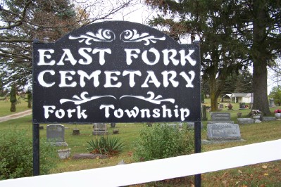 East Fork Cemetery Sign