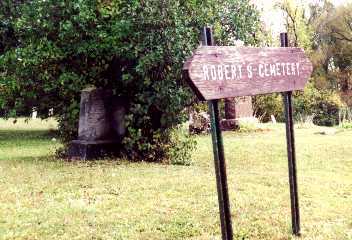 Roberts Cemetery Entrance