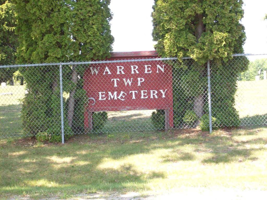 Warren Township Cemetery Sign