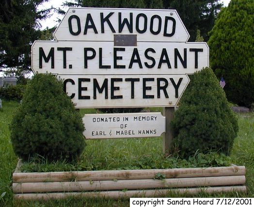 Mt Pleasant Cemetery Entrance