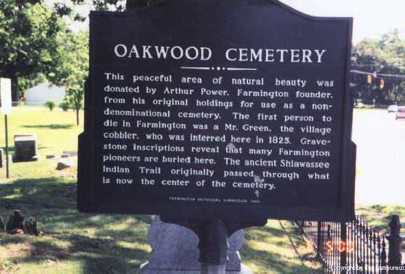 Oakwood Cemetery Entrance