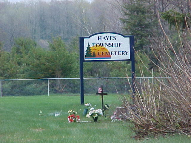 Hayes Township Cemetery Sign