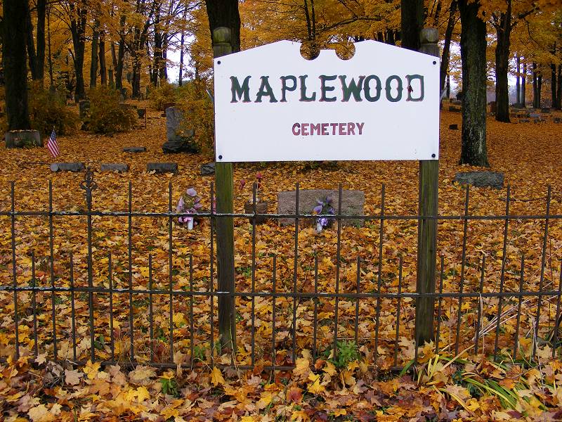 Maplewood Cemetery Sign