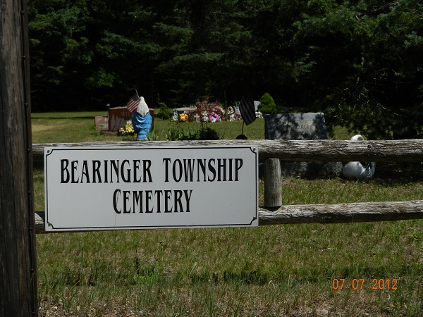 Bearinger Township Cemetery Entrance