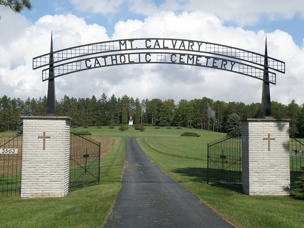 Mt. Calvary Catholic Cemetery Entrance