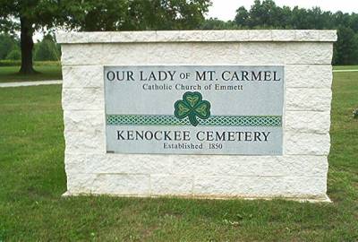 Kenockee Cemetery Sign