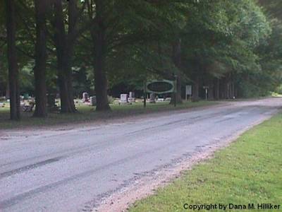 Caswell Cemetery Entrance