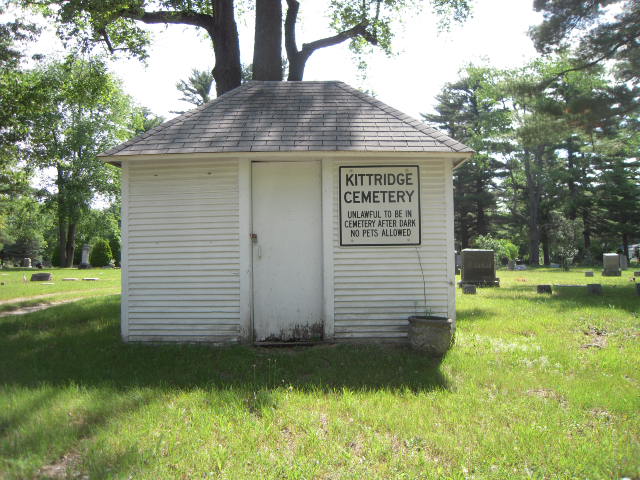 Kittridge Cemetery Sign