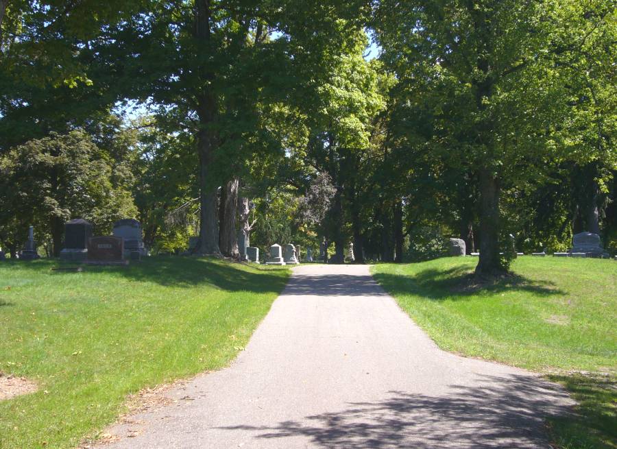 Prairie River Cemetery Entrance