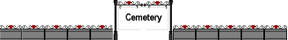NEED CEMETERY SIGN