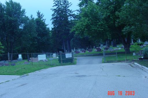 Northview Cemetery Entrance