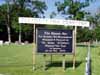 Pleasant Hill Cemetery Sign