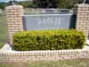 Joliff Cemetery Sign