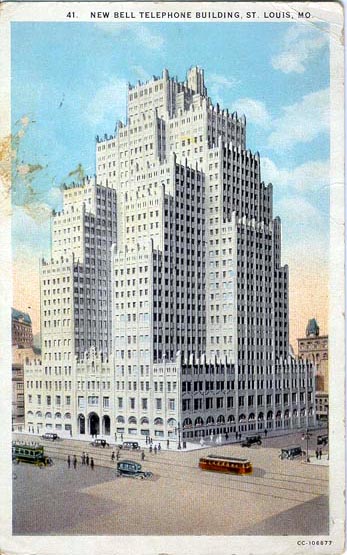 Vintage Postcard, Grand Avenue Bridge, St. Louis, Missouri…