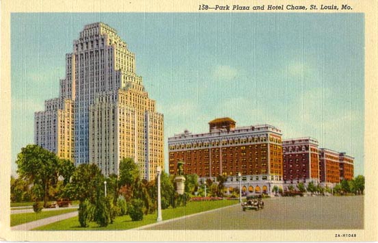 St. Louis Postcards, A collage of vintage St. Louis postcar…