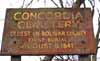 Old Cemetery Sign, Concordia Cemetery