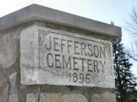Sign For Jefferson Township Cemetery
