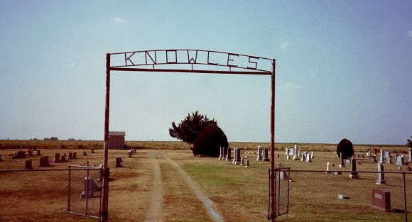 Entrance Gate Knowles Cemetery, Beaver Co., OK