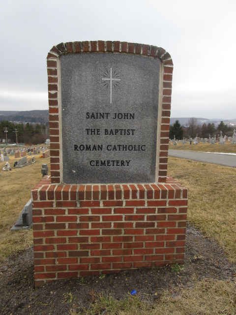 Cemetery Entrance Sign