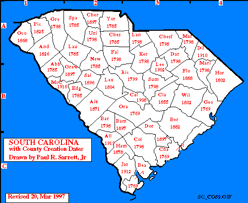 List of:  South Carolina Zip Codes by City