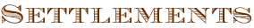 Settlements