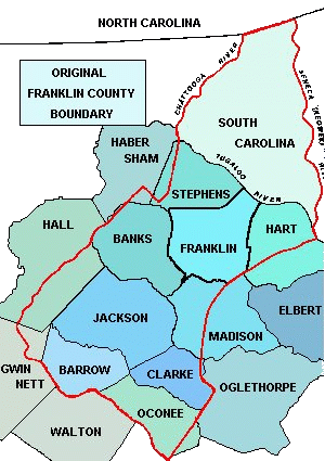 Franklin County Map