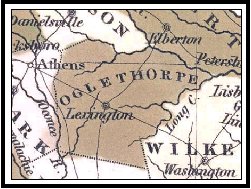 Oglethorpe County Map