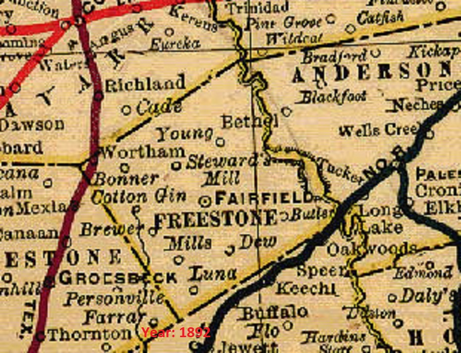 1892 FC TX map