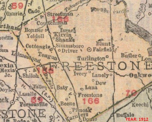 1912 FC TX map