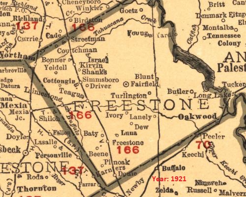 1921 FC TX map