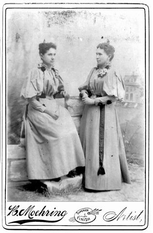 Emelia and Ida Luckenbach