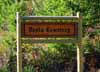 Vesta Cemetery Sign