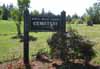 Maple Valley Cemetery Sign