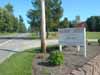 Anderson Cemetery Sign